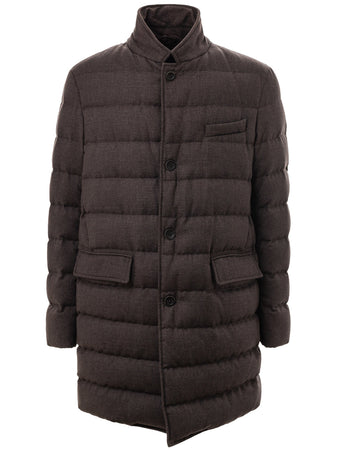 Herno Cappotto imbottito con colletto da uomo