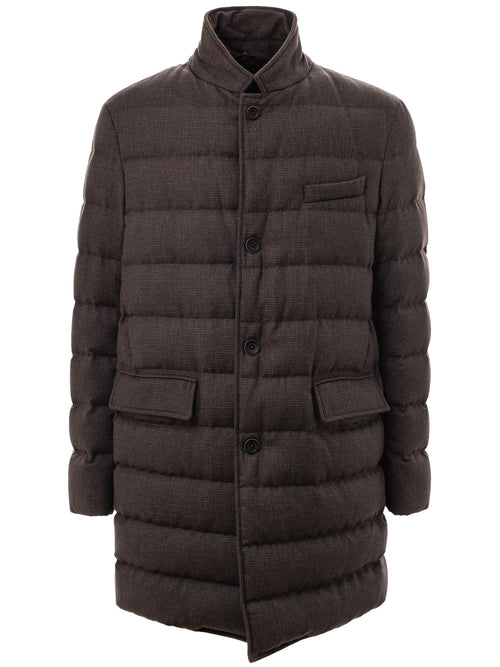 Herno Cappotto imbottito con colletto da uomo