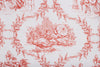 Completo letto lenzuola federe stampa digitale 100% cotone, made in italy TOILE DE JOUY MALDIVE