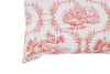 Completo letto lenzuola federe stampa digitale 100% cotone, made in italy TOILE DE JOUY MALDIVE