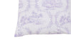 Completo letto lenzuola federe stampa digitale 100% cotone, made in italy TOILE DE JOUY VIOLETTA