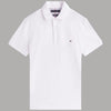 Tommy Hilfiger Polo Uomo Slim Fit Biologico Flex Bianca - Prodotti di Classe