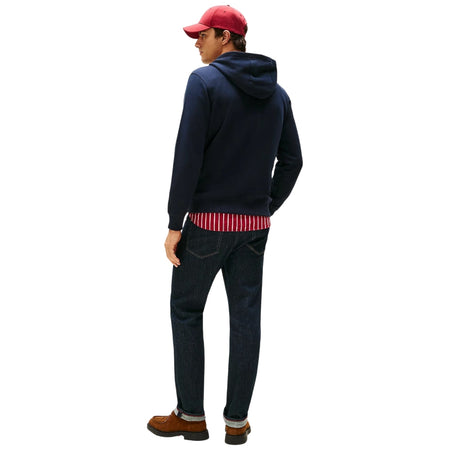 Tommy hilfiger felpa blu con cappuccio MW0MW41332DW5