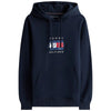 Tommy hilfiger felpa blu con cappuccio MW0MW41332DW5