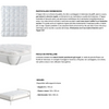 Topper Coprimaterasso Trapuntato TOPPER ICE Bianco - Varie Dimensioni