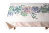 Tovaglia in misto lino stampato morbida resistente elegante made in italy SUCCULENTE