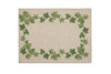 Set di 2 tovagliette americane colazione coppia tovagliette 35 X 50 CM in misto lino stampa floreale fiori  morbide resistenti eleganti made in italy EDERA