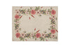 Set di 2 tovagliette americane colazione coppia tovagliette 35 X 50 CM in misto lino stampa floreale fiori  morbide resistenti eleganti made in italy FIOR DI COTONE