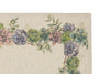 Set di 2 tovagliette americane colazione coppia tovagliette 35 X 50 CM in misto lino stampa floreale fiori  morbide resistenti eleganti made in italy SUCCULENTE