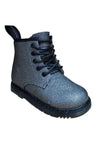 Anfibio bambina Grunland Junior Nill antracite glitter zip laterale urban style