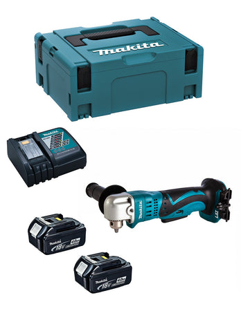 Trapano Angolare MAKITA DDA350RMJ (2 x 4,0 Ah + DC18RC + MAKPAC 2)