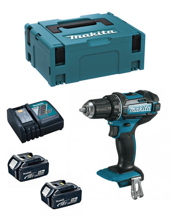 Trapano Avvitatore MAKITA DDF482RTJ (2 x 5,0 Ah + DC18RC + MAKPAC 2)