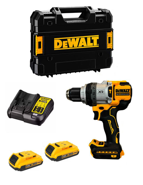 Trapano a Percussione DeWALT DCD1007D2T (2 x 2,0 Ah + DCB107 + TSTAK II)