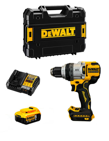 Trapano a Percussione DeWALT DCD1007P1T (1 x 5,0 Ah + DCB1104 + TSTAK II)