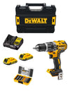 Trapano a Percussione DeWALT DCD796D2T (2 x 2,0 Ah + DCB107 + TSTAK II) + Set di 40 bits avvitamento