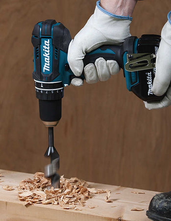 Trapano a Percussione MAKITA DHP482RFJ (2 x 3,0Ah + DC18RC + MAKPAC 2)