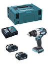 Trapano a Percussione MAKITA DHP486RTJ (2 x 5,0 Ah + DC18RC + MAKPAC 2)
