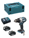 Trapano a Percussione MAKITA DHP492RFJ (2 x 3,0Ah + DC18RC + MAKPAC 2)