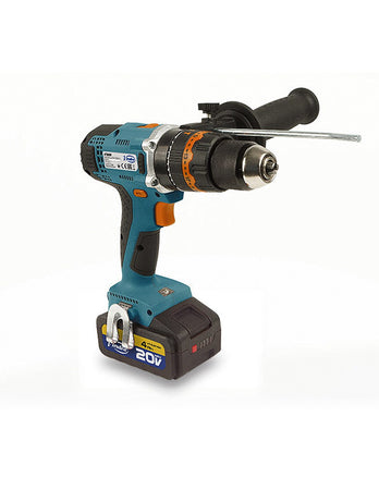 Trapano a Percussione VIRUTEX ATB80P (2 x 4,0 Ah + Caricabatterie + valigetta per il trasporto)