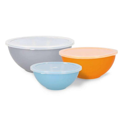 Tris ciotole con coperchio 18.5 Cm 22 Cm e 22.5 Cm Abert V601295026