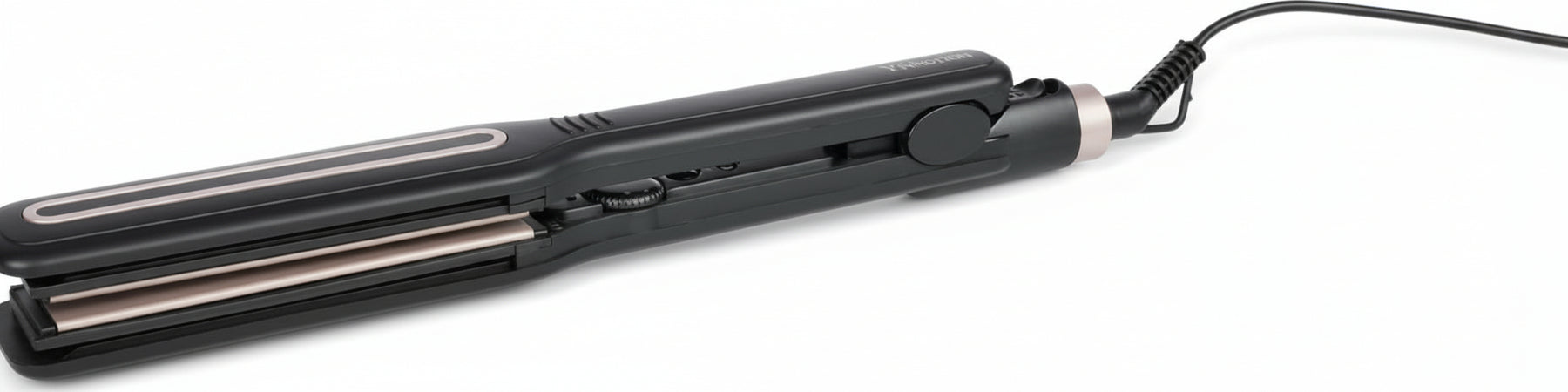 Tristar HD-2411 messa in piega Piastra per capelli Caldo Nero 67 W 1,8 m