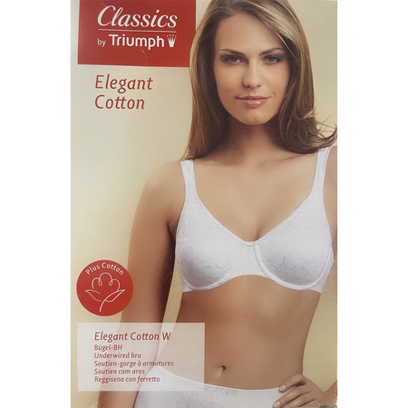 Triumph Reggiseno con Ferretto Elegant Cotton W S40