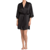 Triumph Vestaglia Estiva da Donna Maniche 3/4 in Raso Nero 1502S50