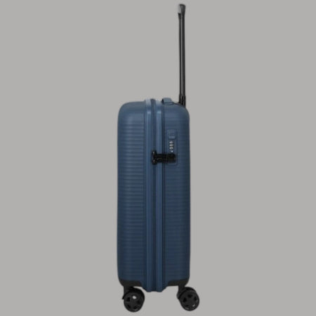 Trolley Travelite Air Stripe S: Compatto e Sicuro, Blu Navy