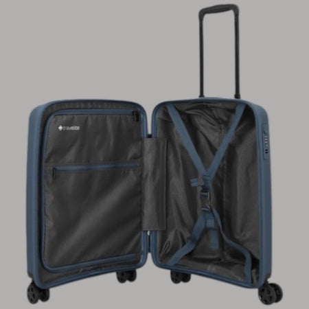 Trolley Travelite Air Stripe S: Compatto e Sicuro, Blu Navy