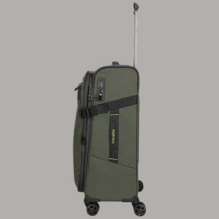 Trolley Travelite Briize Espandibile Khaki con Chiusura TSA