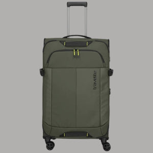 Trolley Travelite Briize L espandibile 4 ruote impermeabile Khaki