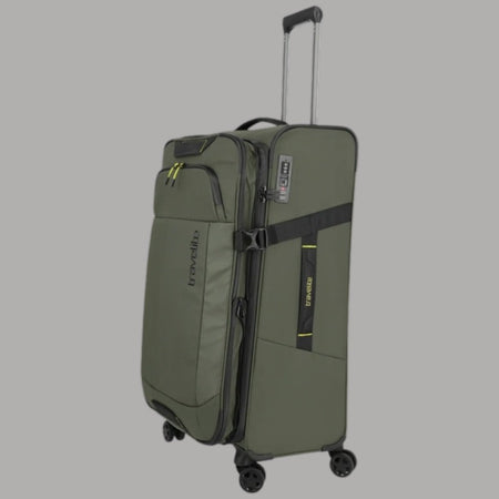 Trolley Travelite Briize L espandibile 4 ruote impermeabile Khaki