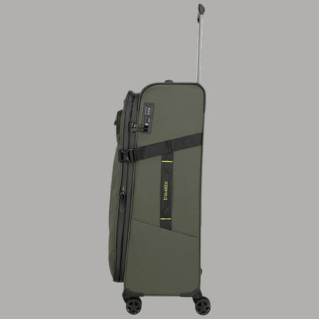 Trolley Travelite Briize L espandibile 4 ruote impermeabile Khaki