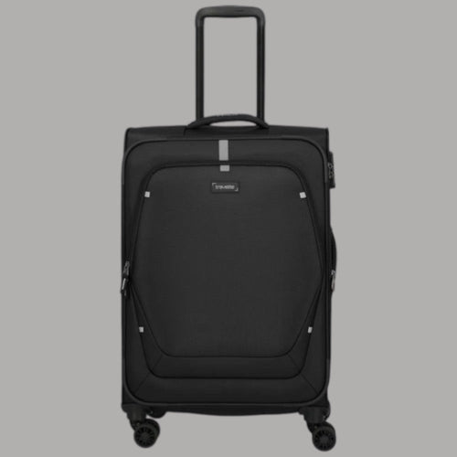 Trolley Travelite UMBRIA M Nero Espandibile con 4 Ruote TSA