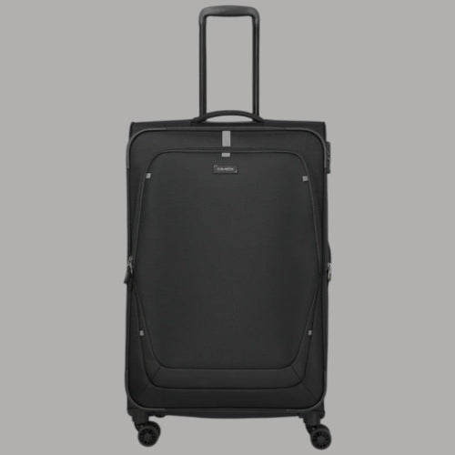 Trolley Travelite Umbria L Nero con Ruote Espandibile e TSA