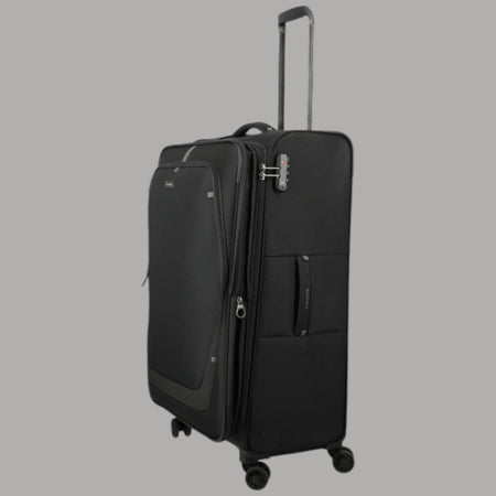 Trolley Travelite Umbria L Nero con Ruote Espandibile e TSA