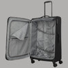 Trolley Travelite Umbria L Nero con Ruote Espandibile e TSA