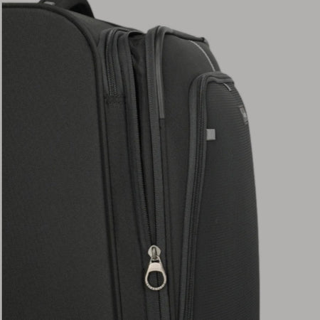 Trolley Travelite Umbria L Nero con Ruote Espandibile e TSA