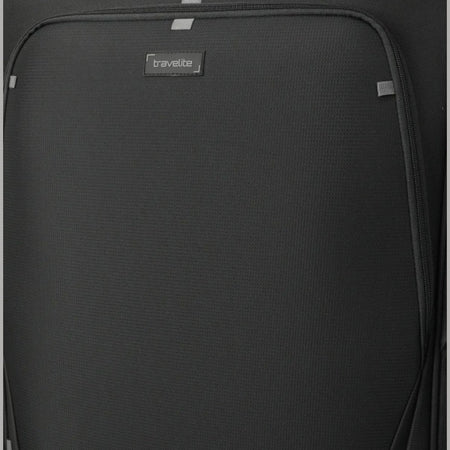 Trolley Travelite Umbria L Nero con Ruote Espandibile e TSA