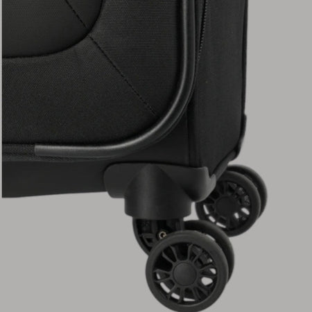Trolley Travelite Umbria L Nero con Ruote Espandibile e TSA
