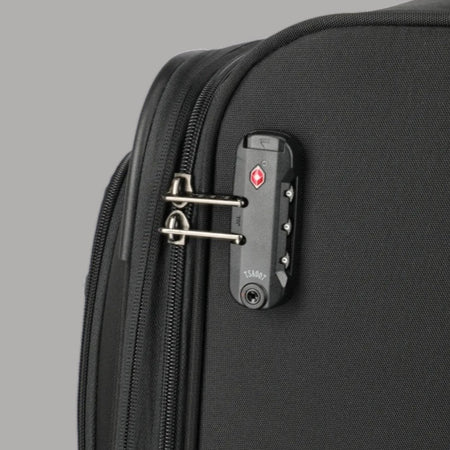 Trolley Travelite Umbria L Nero con Ruote Espandibile e TSA
