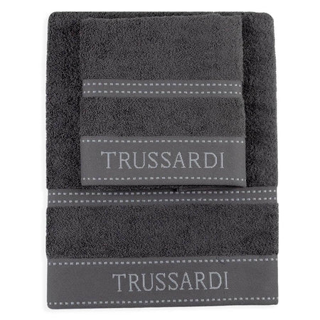 Trussardi Home Set Spugna 1+1 in Puro Cotone Ribbon S32 - Passarelli Biancheria