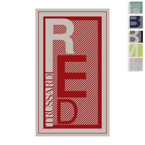 Trussardi Telo Mare Colors in Spugna Cimata D40 - Passarelli Biancheria