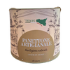 Tesori di sicilia panettone artigianale al cioccolato 1kg, latta siciliana ù ciauru di palermo panettone a lievitazione naturale, con mazzo di carte siciliano omaggio