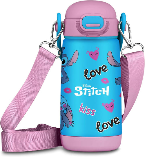 Seven Borraccia Kid con tracolla LILO & STITCH, Blu