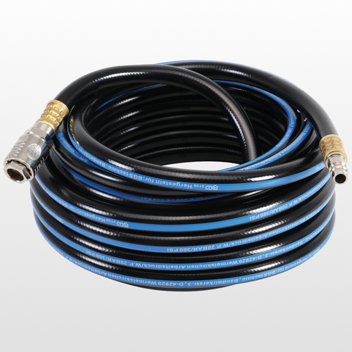 Tubo aria compressa BGS 3130 da 10 metri (8/14) con innesti rapidi attacco 1/4