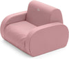 Chicco Twist - Poltroncina per Bambini Trasformabile in Chaise Longue e Divanetto, Sedia per Bambini con 3 Configurazioni, Comoda e Leggera, Si Trasforma con 1 Gesto - Per Bambini 12+ Mesi, colore DUSTY PINK