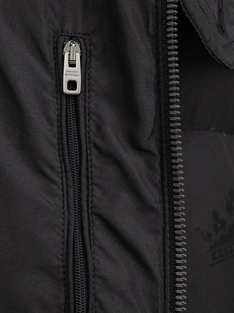 Dolce &amp; Gabbana Giubbotto all over logo nero da uomo