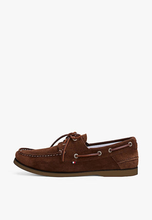 Tommy Hilfiger MOCASSINO TH BOAT SHOE CORE SUEDE da uomo