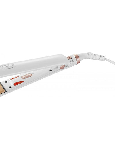 Piastra per capelli arrotondata 2 in 1, piastre in ceramica, protezione per capelli PTC ADLER AD 2317